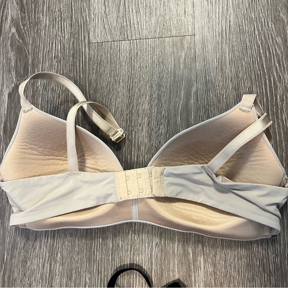 🤍 Auden Womens Bliss Lightly Lined Wirefree Bra Bundle 36B Soft Beige Black 🤍 - Picture 7 of 7